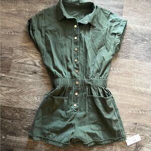 Cupshe Olive Green Romper